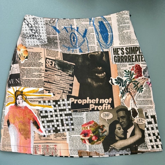 Desigual Dresses & Skirts - Desigual Multicolor Graphic Mini Skirt, NWOT